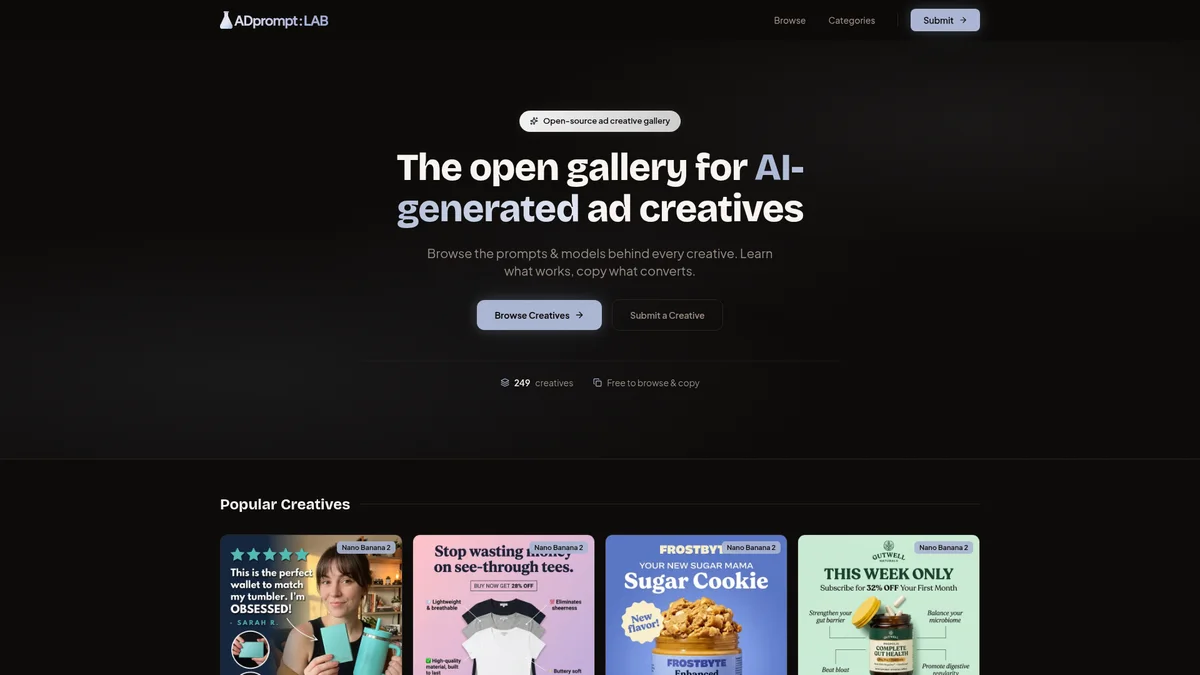 Preview of AdPromptLab