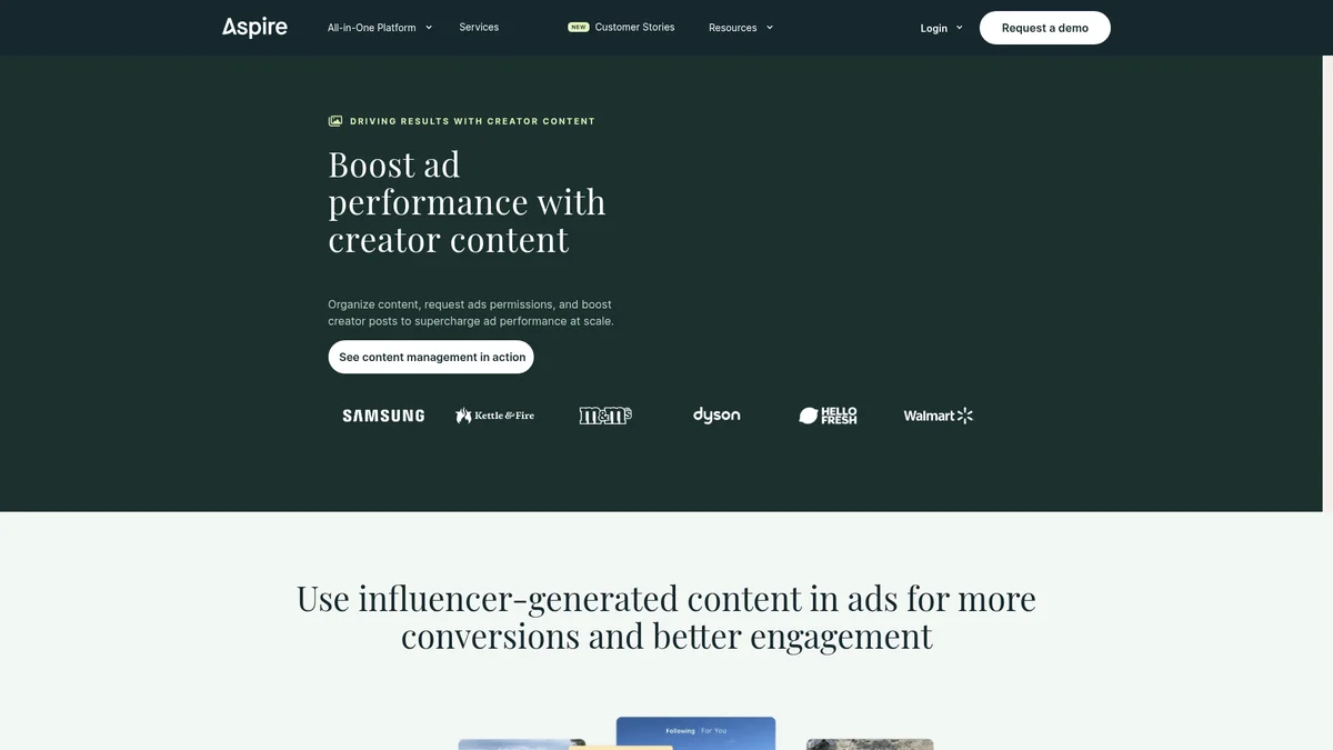 Preview of Aspire Content Hub