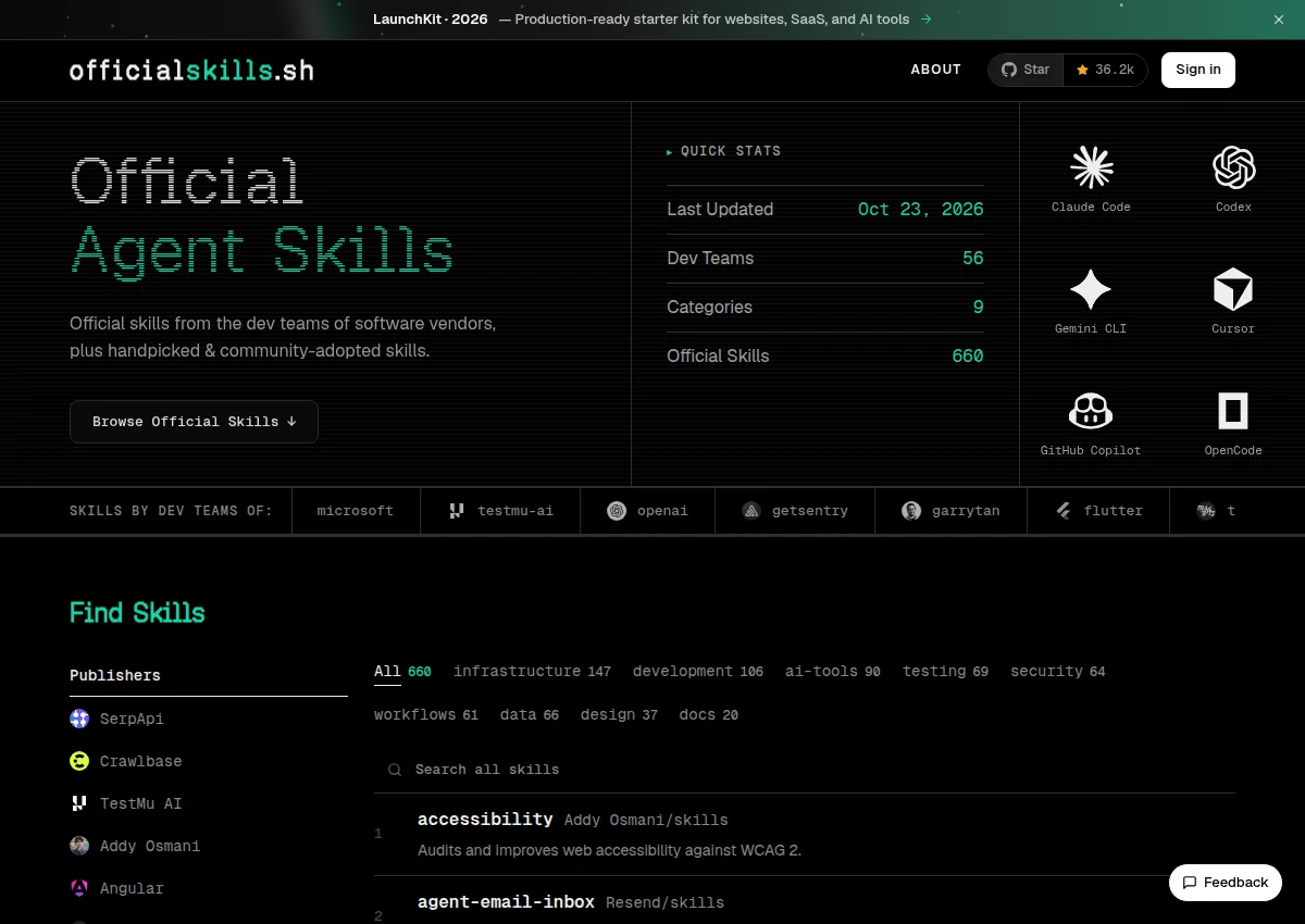Preview of Awesome Agent Skills