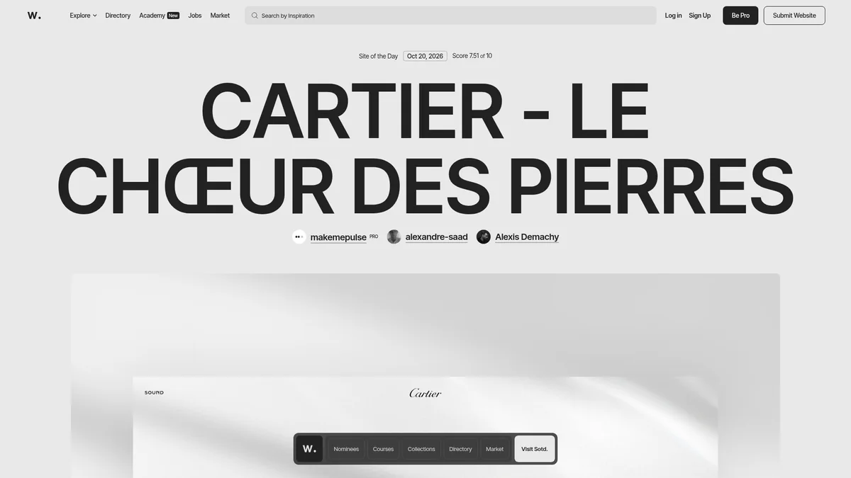 Preview of Awwwards