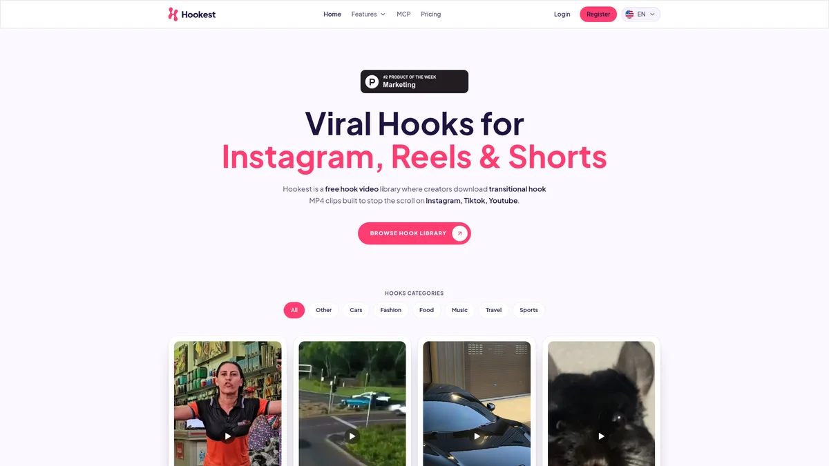 Preview of Hookest