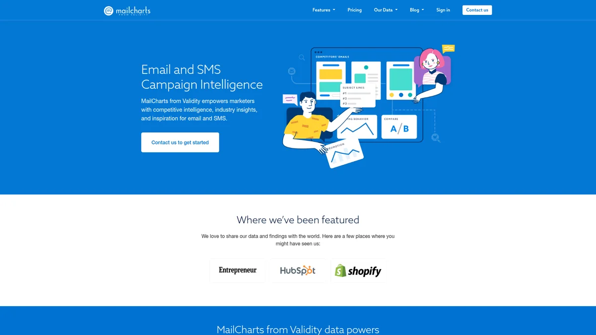 Preview of MailCharts