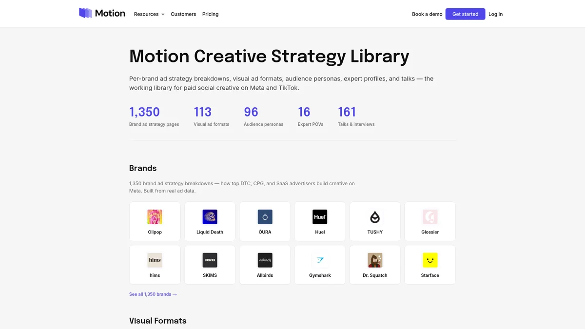 Preview of Motion Creative Strategy Library