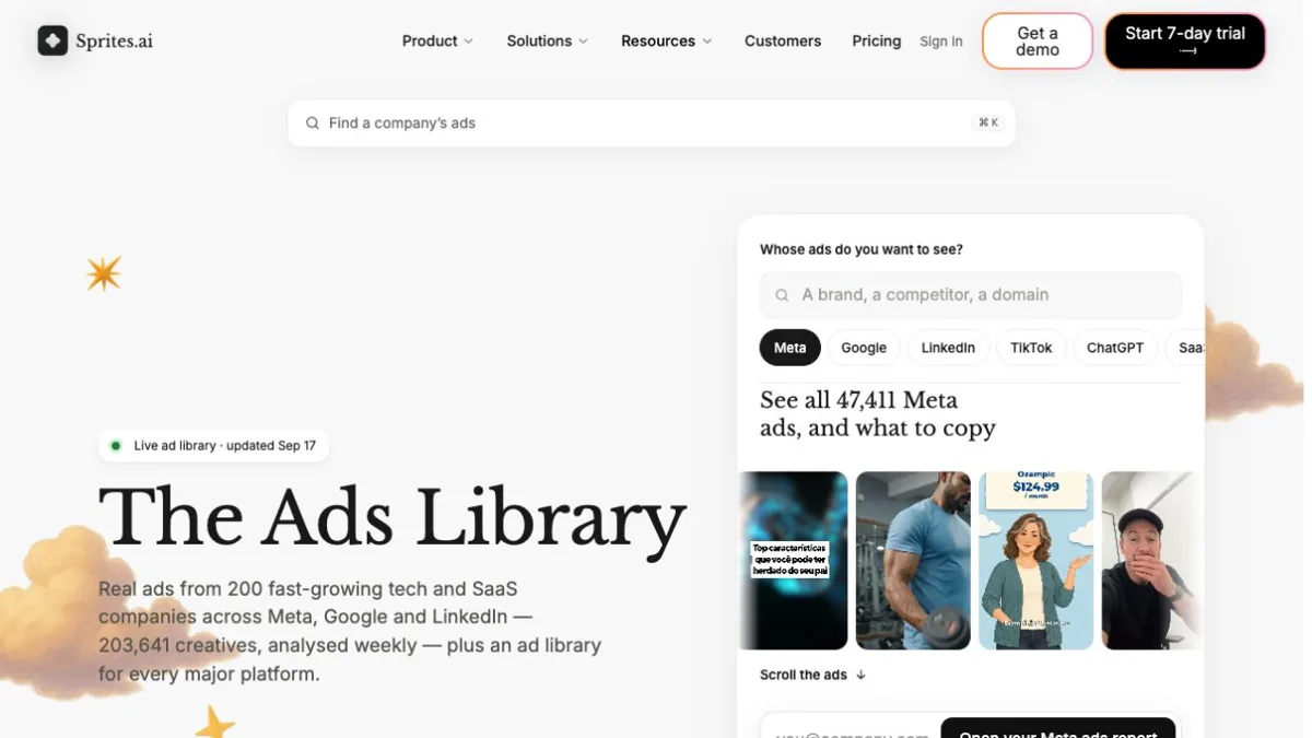 Preview of Sprites Ads Library