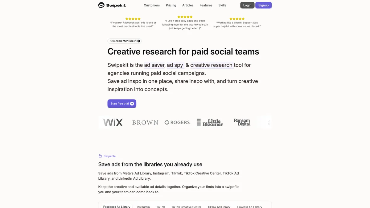 Preview of Swipekit