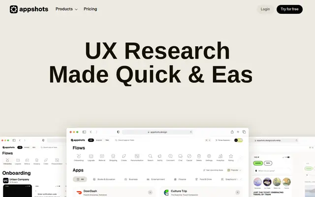 Preview of Appshots