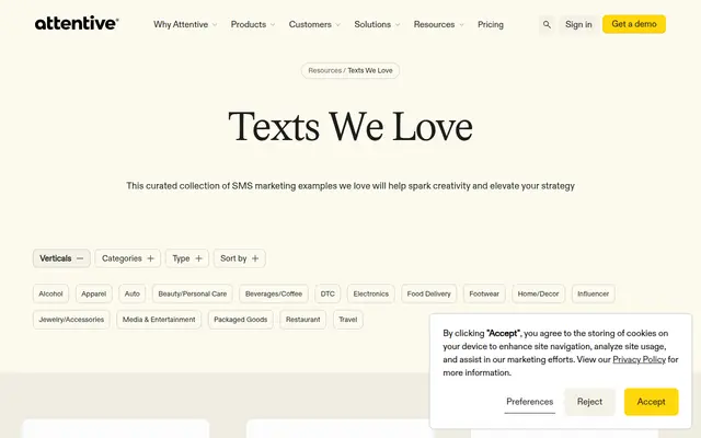 Preview of Attentive Texts We Love