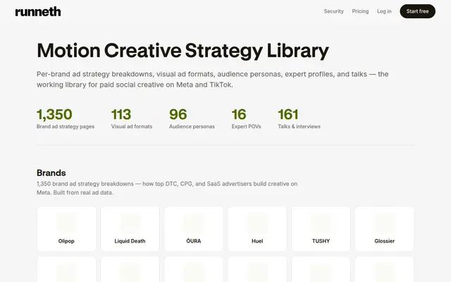 Preview of Motion Creative Strategy Library