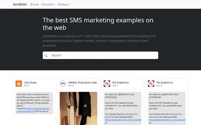 Preview of Sendfolio